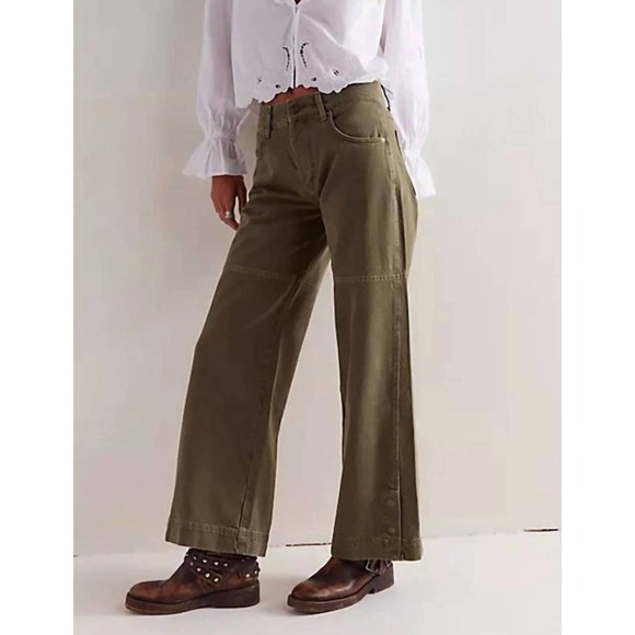 Free People Pants - WE THE FREE x FREE PEOPLE Benji Relaxed Wide Leg Pant NWOT